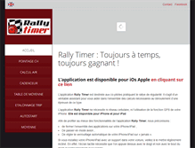 Tablet Screenshot of classic-rally-timing.fr